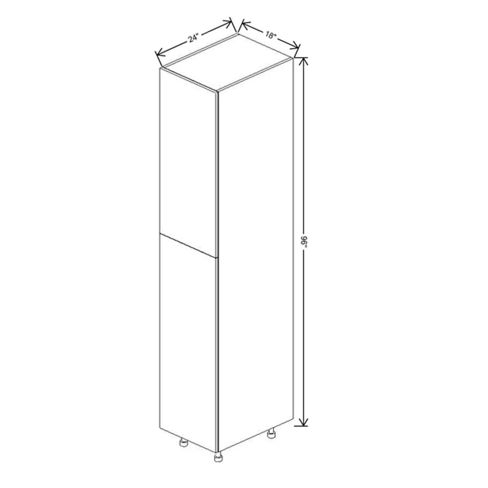 Fabuwood Illume Catalina Muratti 4 18" W x96" H x 24" D Single Door Pantry Cabinet - image 1