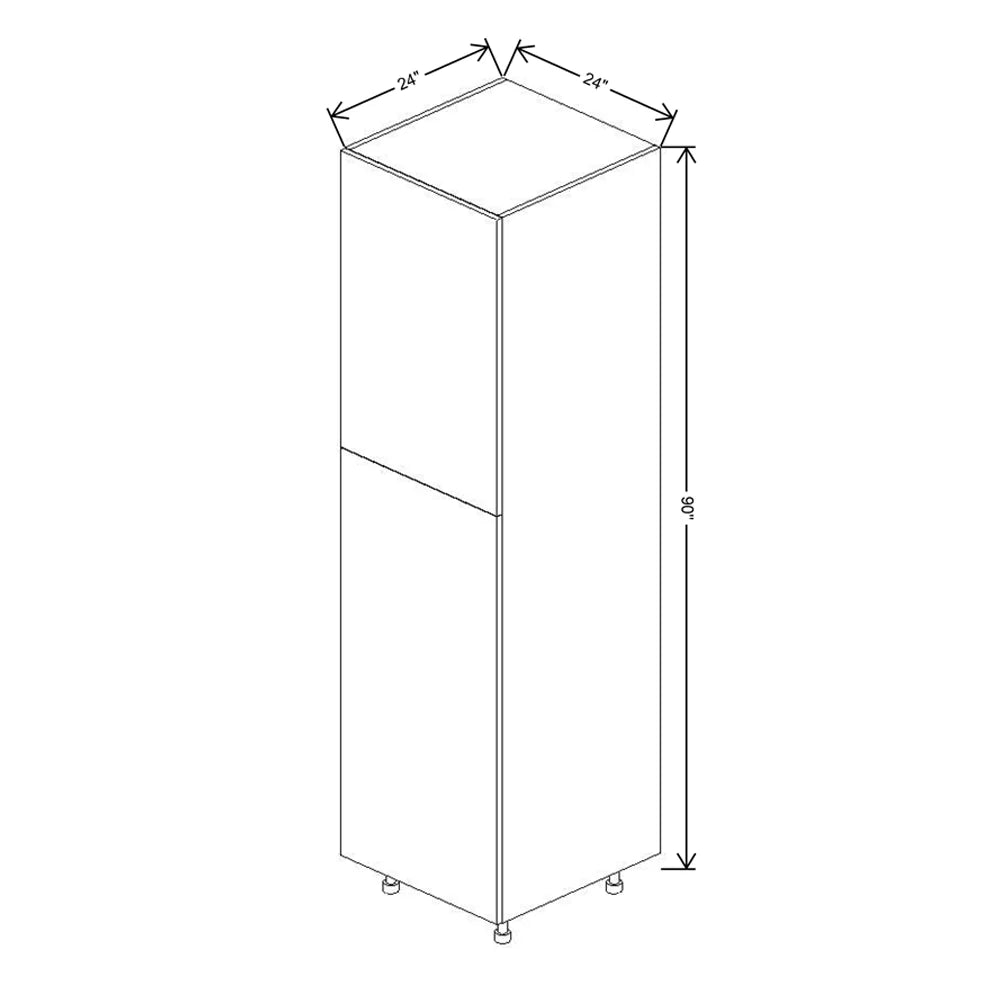 Fabuwood Illume Catalina Muratti 4 24" W x 90" H x 24" D Single Door Pantry Cabinet - image 1