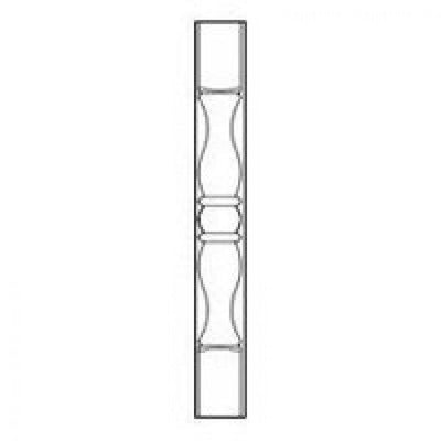 AR-TP3/WF34-1/2 Full Decor Leg with Wall Filler | TSG Forevermark Woodland Brown Shaker - image 1