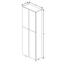 Fabuwood Illume Catalina Bianco Gloss 30" W X 90" H X 13" D Double Door Pantry Cabinet - image 1