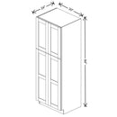 Fabuwood Allure Galaxy Timber 30" W X 84" H X 24" D Tall Pantry Cabinet - LEFT SIDE (L) - image 1