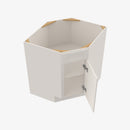 TQ-BDCF36 Single Door Cabinets 36 Inch Base Diagonal Corner Sink & Cabinets Cabinet | Townplace Crema - image 1