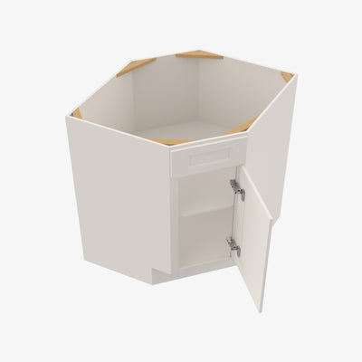 TQ-BDCF36 Single Door Cabinets 36 Inch Base Diagonal Corner Sink & Cabinets Cabinet | Townplace Crema - image 1