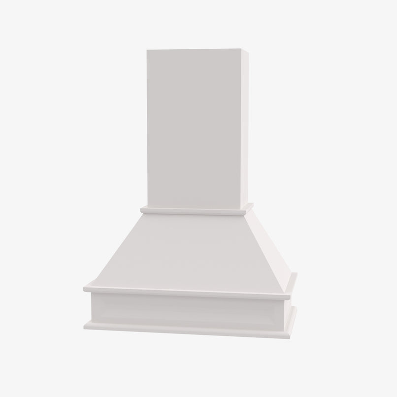 TW-CWH36 36 Inch Wall Range Hood Cabinet with Trimmable Top | Uptown White - image 1