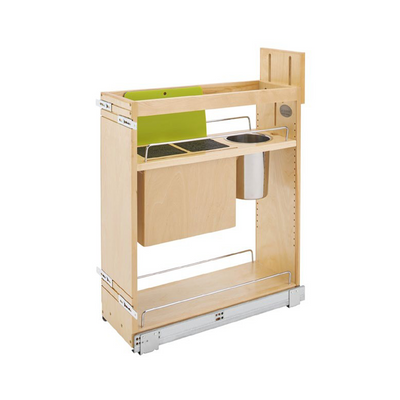 Fabuwood Allure Galaxy Mocha 12" W Utensil and Knife Block Pullout for B12FD - image 1
