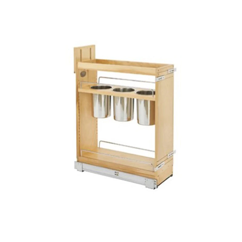 Fabuwood Allure Galaxy Horizon 9" W Base Utensil Pull Out W/Blum Slides