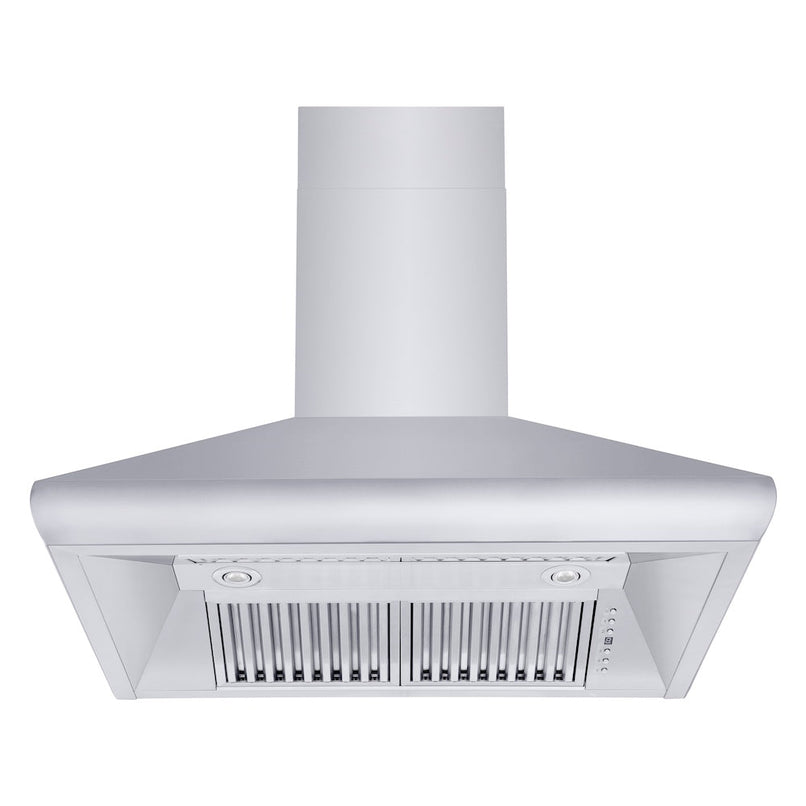 ZLINE 36 in. Professional Convertible Vent Wall Mount Range Hood in Stainless Steel (587-36)