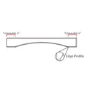 GW-VAL48B Arch Panel Valance | TSG Forevermark Gramercy White - image 3