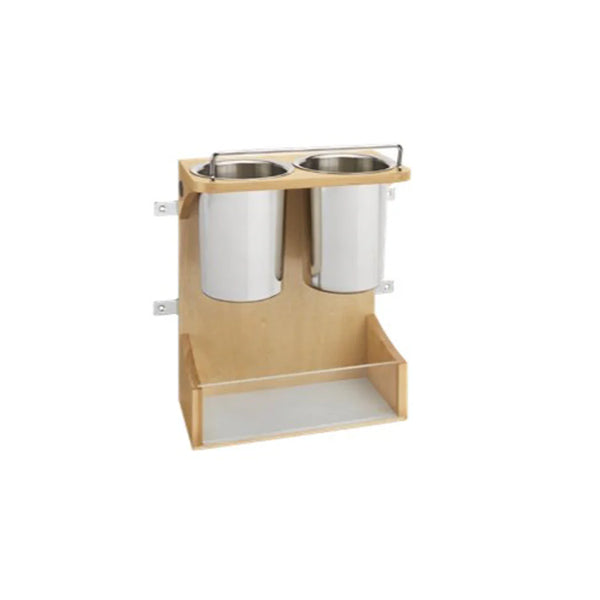 Door Mounted Vanity Appliance Storage Rack