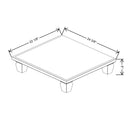 Fabuwood Allure Nexus Frost 24 3/8" W X 5" H X 22 1/8" D Vera Platform With Cove Feet For V24 - image 1