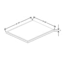 Fabuwood Allure Galaxy Nickel 18 3/8" W X 1" H X 22 1/8" D Vera Platform For TP1821 - image 1