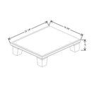 Fabuwood Allure Galaxy Dove 18 3/8" W X 5" H X 22 1/8" D Vera Platform With Taper Feet For TP1821 - image 1