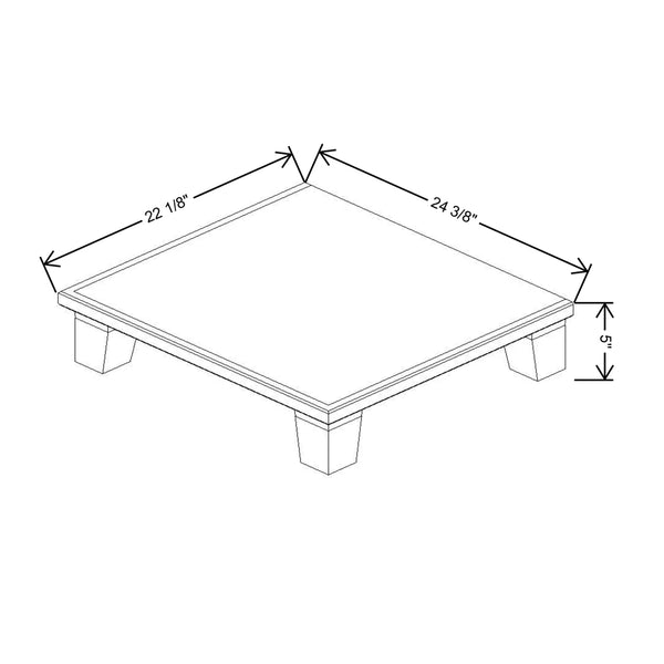 Vera Platform With Taper Feet For V24