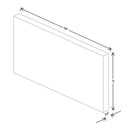 Fabuwood Illume Catalina Como Ash 2 96" W x 6" H x 3/4" D Straight Valance - image 1