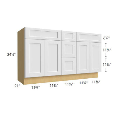 Fabuwood Allure Fusion Dove – VSD60 DOUBLE - image 1