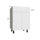 Fabuwood Illume Tuscany Como Ash 2 Vanity Base  Cabinet – ITCA2-VB24 - image 1