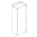 Fabuwood Illume Catalina Carbone Matte 09" W x 36" H x 13" D Single Door Wall Cabinet - image 1