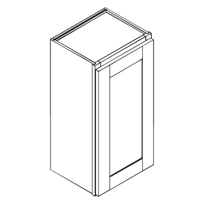 NS-W1236 12"W x 36"H Single Door Wall Cabinet