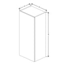 Fabuwood Illume Catalina Bianco Matte 18" W x 42" H x 13" D Single Door Wall Cabinet - image 1