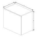 Fabuwood Illume Tuscany Olmo 3 21" W x 18" H x 13" D Lift Up Wall Cabinet - image 1