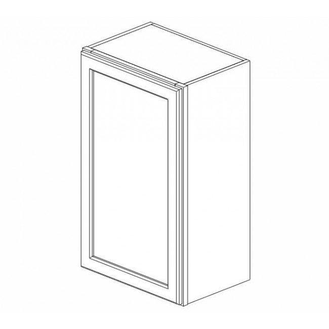AB-W2136 Single Door Cabinets 21 Inch Wall Cabinet | Lait Grey Shaker - image 5