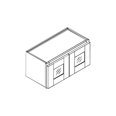 WS-VWS-W2412GD 24"W x 12"H Glass Door Wall Cabinet