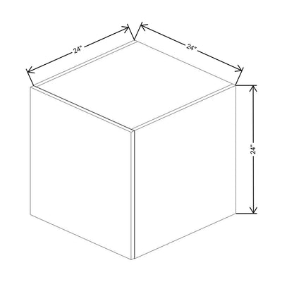 Fabuwood Illume Catalina Muratti 4 24" W x 24" H x 24" D Double Door Wall Cabinet - image 1