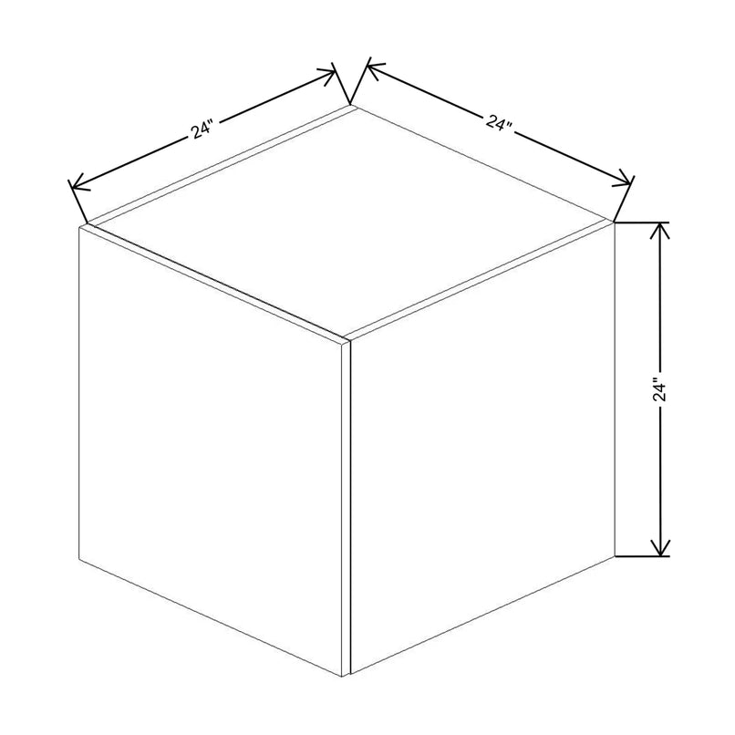 Fabuwood Illume Catalina Olmo 3 24" W x 24" H x 24" D Double Door Wall Cabinet - image 1