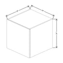 Fabuwood Illume Tuscany Nocce 3 24" W x 24" H x 24" D Double Door Wall Cabinet - image 1