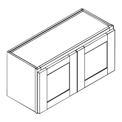 HAA-W3021 30"W x 21"H Bridge Wall Cabinet