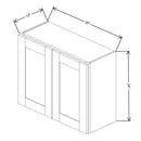 Fabuwood Allure Galaxy Linen 30" W X 24" H X 12" D Double Door Wall Cabinet - BOTH SIDE (BS) - image 1