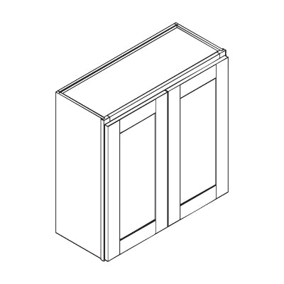 WS-VWS-W3036 30"W x 36"H Double Door Wall Cabinet