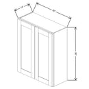 Fabuwood Value Premium Hallmark Frost 30" W X 36" H X 12" D Double Door Wall Cabinet - LEFT SIDE (L) - image 1