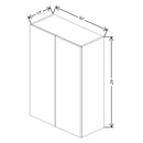 Fabuwood Illume Catalina Muratti 4 30" W x 42" H x 13" D Double Door Wall Cabinet - image 1