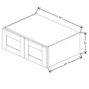 Fabuwood Allure Onyx Frost 33" W X 12" H X 24" D Double Door Wall Cabinet - RIGHT SIDE (R) - image 1