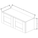 Fabuwood Allure Galaxy Horizon 33" W X 12" H X 12" D Double Door Wall Cabinet - NO FINISH - image 1