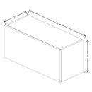 Fabuwood Illume Tuscany Muratti 1 33" W x 15" H x 13" D Lift Up Wall Cabinet - image 1