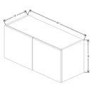 Fabuwood Illume Catalina Muratti 1 33" W X 15" H X 13" D Double Door Wall Cabinet - image 1