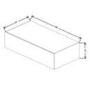 Fabuwood Illume Catalina Grigio Gloss 42" W X 12"H X 24" D Lift Up Wall Cabinet - image 1