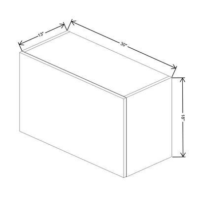 Fabuwood Illume Catalina Olmo 3 30" W x 18" H x 13" D Wall Appliance Cabinet - image 1