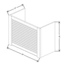 Fabuwood Allure Galaxy Horizon 24" W X 18" H X 12" D Wall Appliance Garage Cabinet - image 1