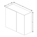 Fabuwood Illume Catalina Muratti 4 36" To 39" W x 30" H x 13" D Wall Blind Corner Cabinet - image 1