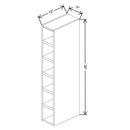 Fabuwood Allure Galaxy Frost 06" W X 36" H X 12" D Wall Wine Cube - image 1