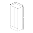 Fabuwood Illume Catalina Muratti 1 24" W X 60" H X 15" D Wall Drawer Cabinet - image 1