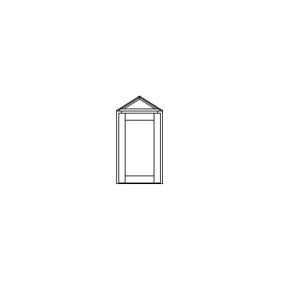 AW-WEA36 12"W x 36"H Angle Wall Cabinet