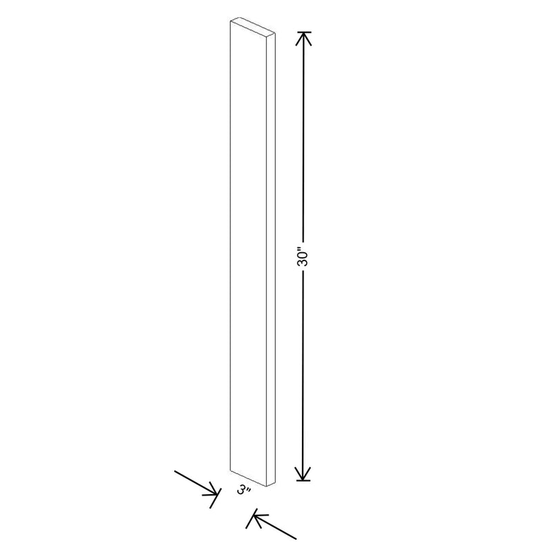 Fabuwood Illume Tuscany Nocce 3 3" W x 30" H Wall Filler - image 1