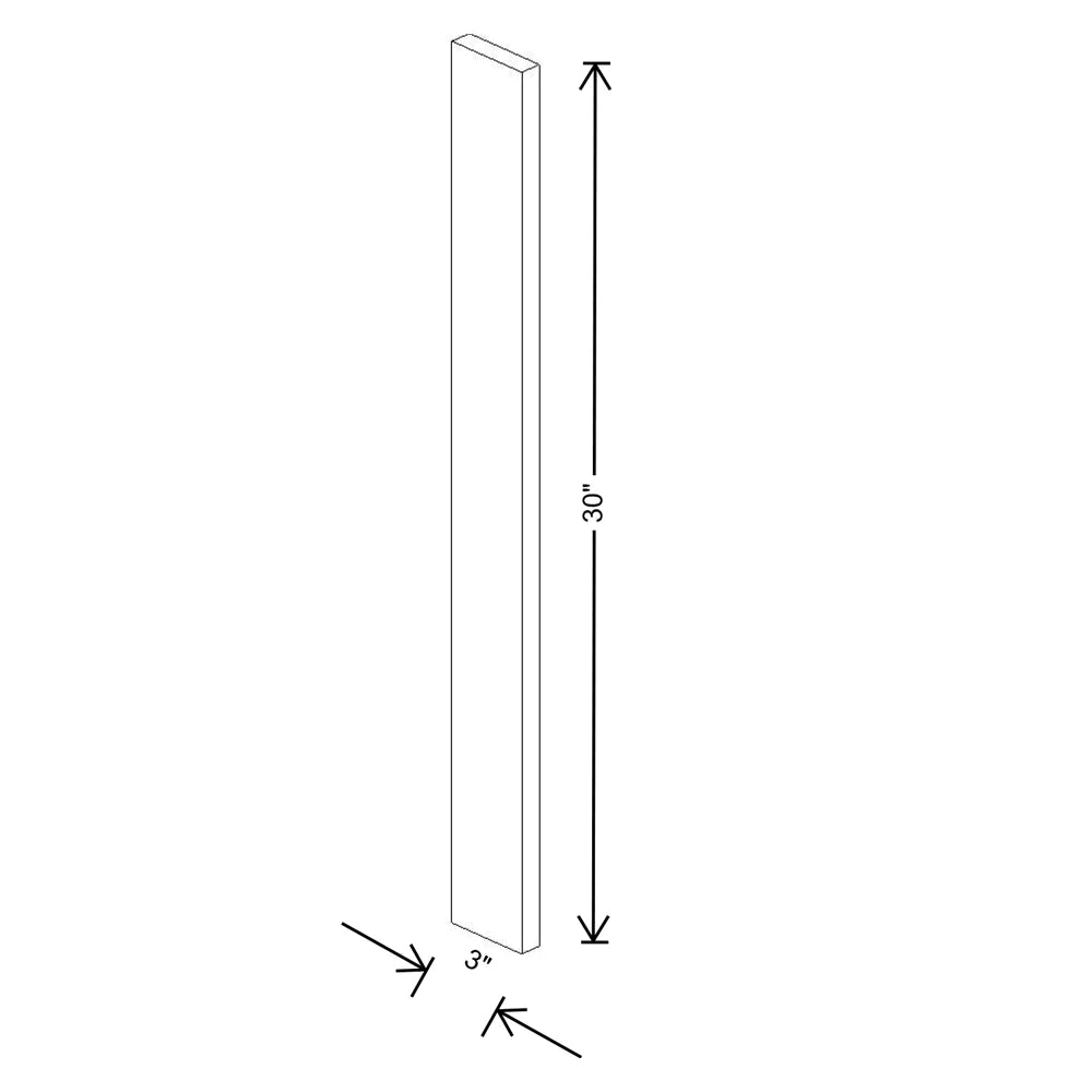 Fabuwood Illume Catalina Olmo 3 3" W x 30" H Wall Filler - image 1