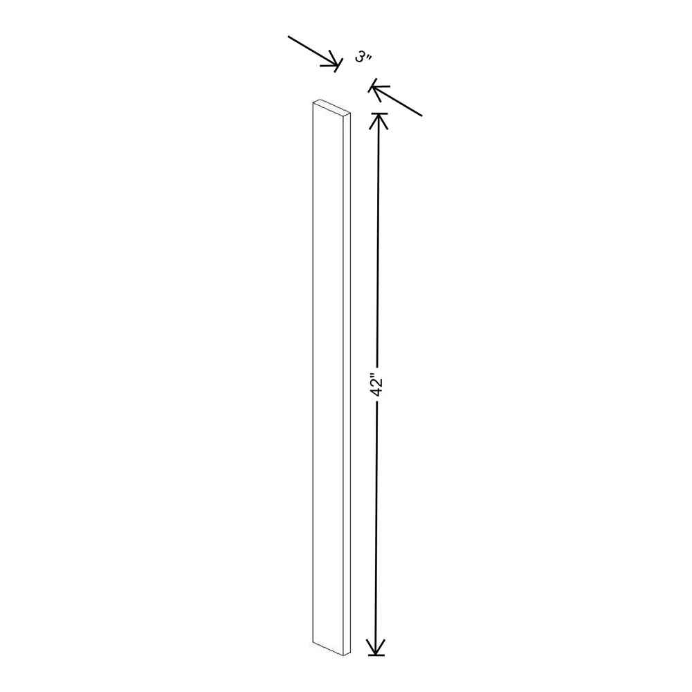 Fabuwood Quest Discovery Frost 3" W X 42" H Wall Filler - image 1