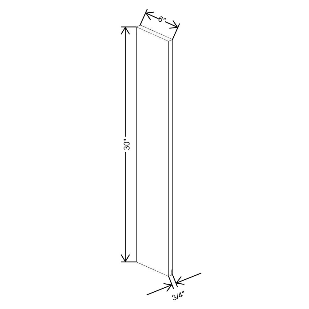 Fabuwood Allure Galaxy Horizon 6" W X 30" H Wall Filler - image 1