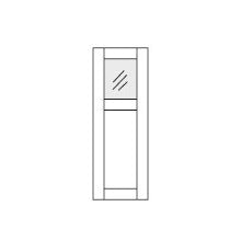 NS-WGDC2442R Decorative Door Panel